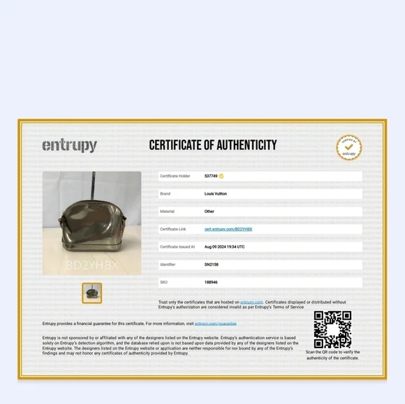 Authentic Louis Vuitton Vernis Alma - Picture 10 of 10